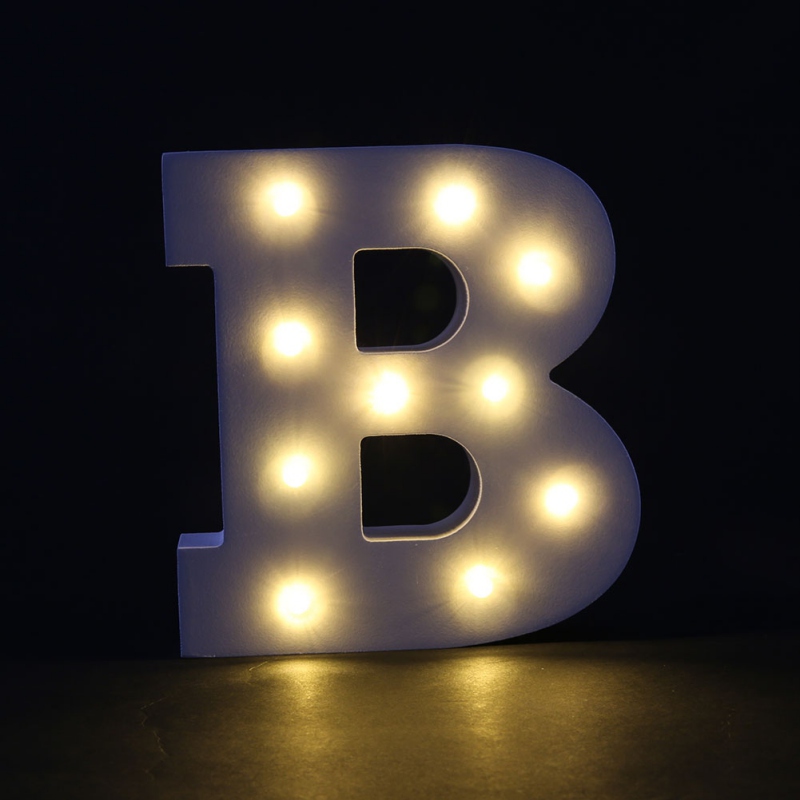 Led Lighted Alphabet Letters